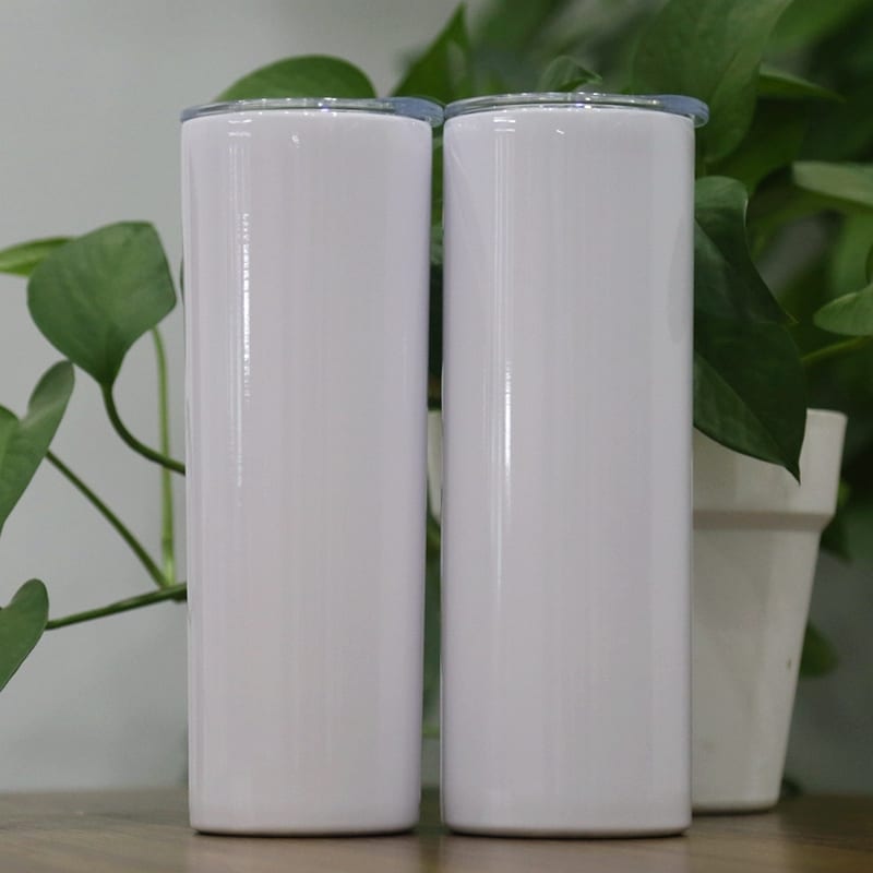 20 oz sublimation Tumbler White / Luminous